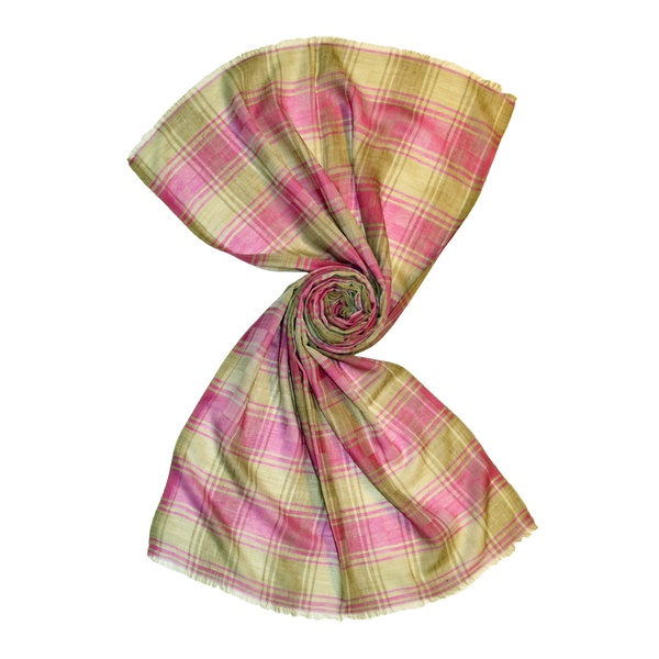 wholesale plaid tartan wool scarves from india