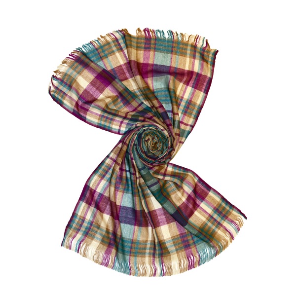 wholesale plaid pattern wool scarf