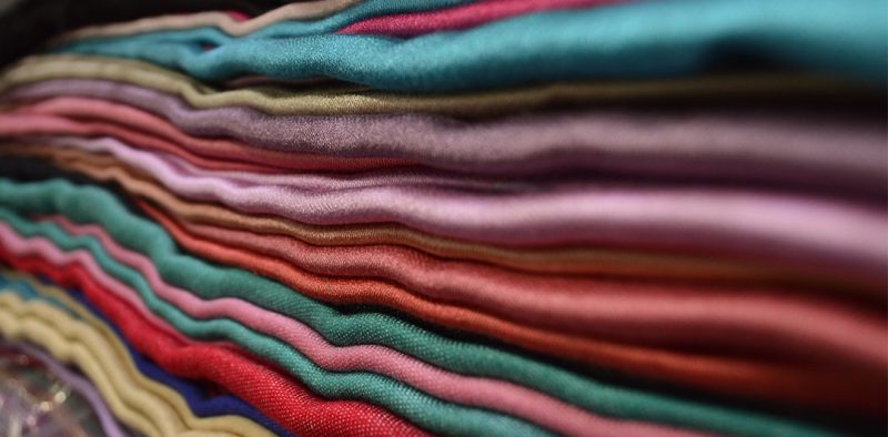 satin finish mulberry silk scarf